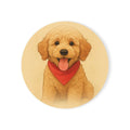 Custom Pet Portrait Cork Coaster — Your Dog or Cat's Photo