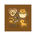 Pet Lover Sticker Sheet — Funny Dog & Cat Illustrations, Vinyl Decals