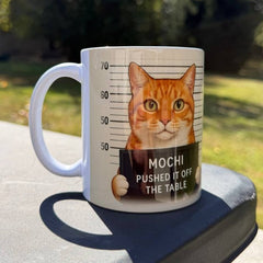 The portrait printed on a mug