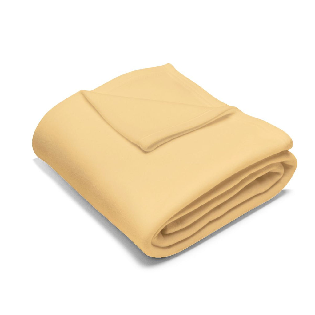 Folded fleece blanket